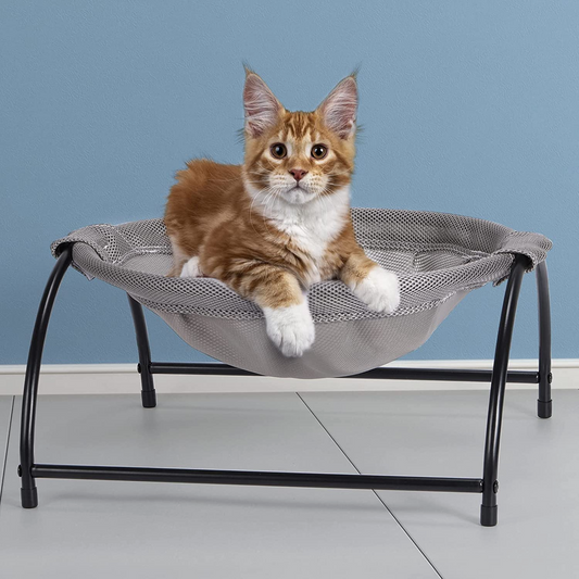 独立式安定構造取り外し可能猫ベッド、猫通気ハンモック、簡単組立洗浄可能ペット用品
